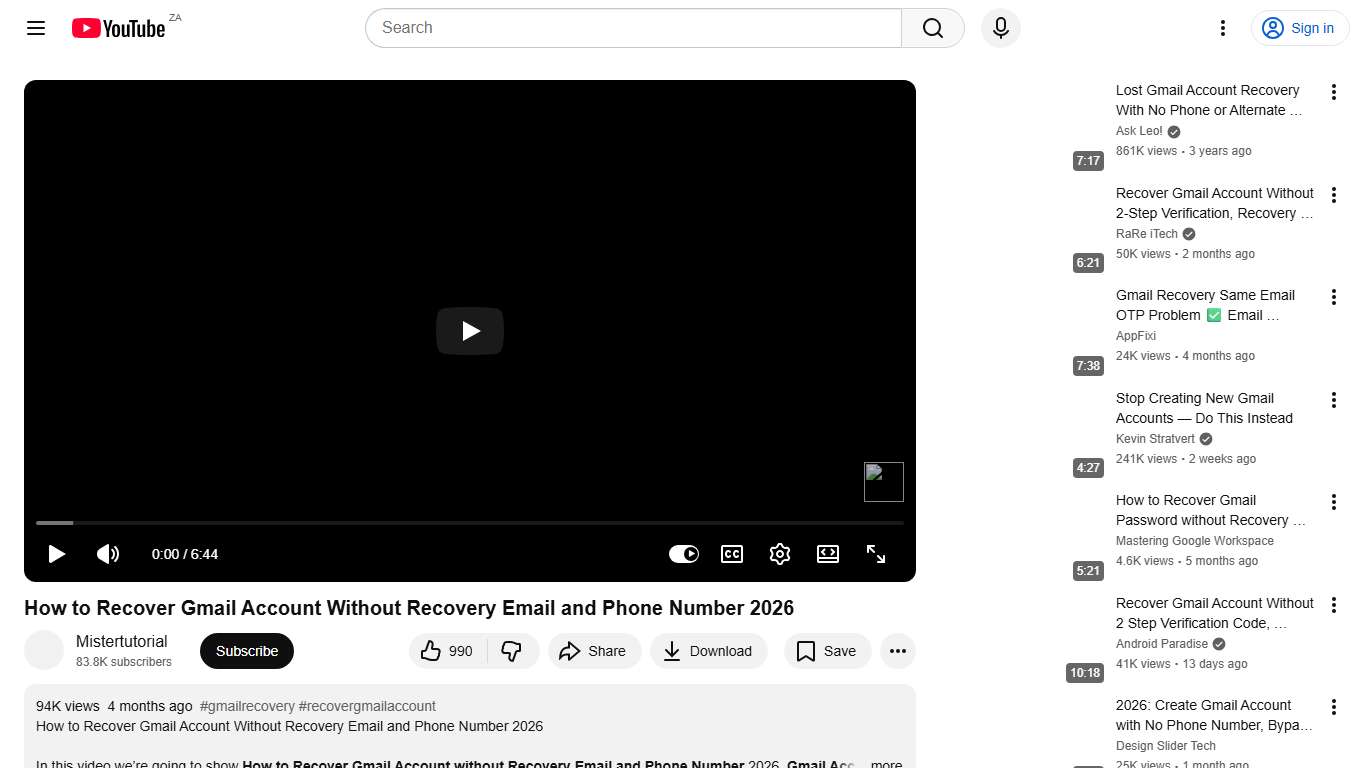 How to Recover Gmail Account Without Recovery Email and Phone Number 2026 - YouTube